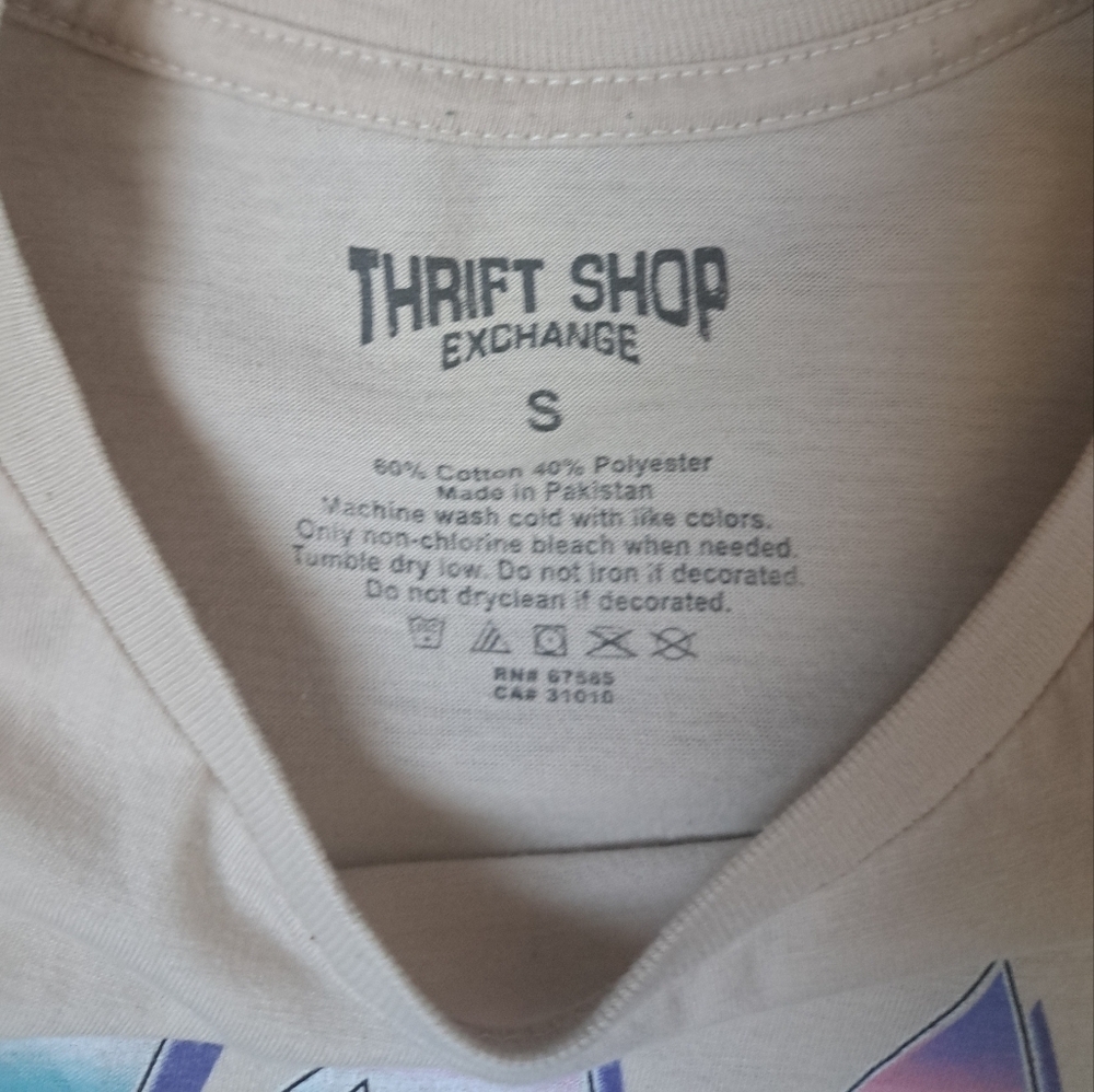 Thrift Shop Exchange MIAMI 84 RACING SPEEDWAY tshirt short sleeve Retro TEE S - Picture 5 of 6